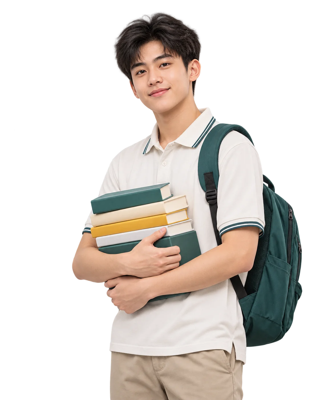 Học sinh THPT cầm sách tự tin rèn luyện IELTS theo lộ trình cá nhân hóa